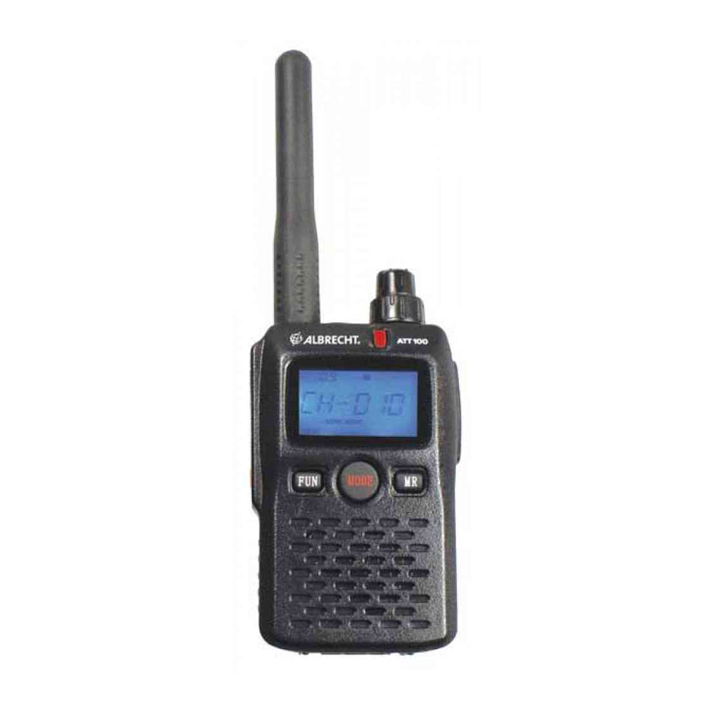 Statie radio PMR portabila Albrecht ATT 100, 10 canale, acumulator 1400mAh, pentru ghid turistic