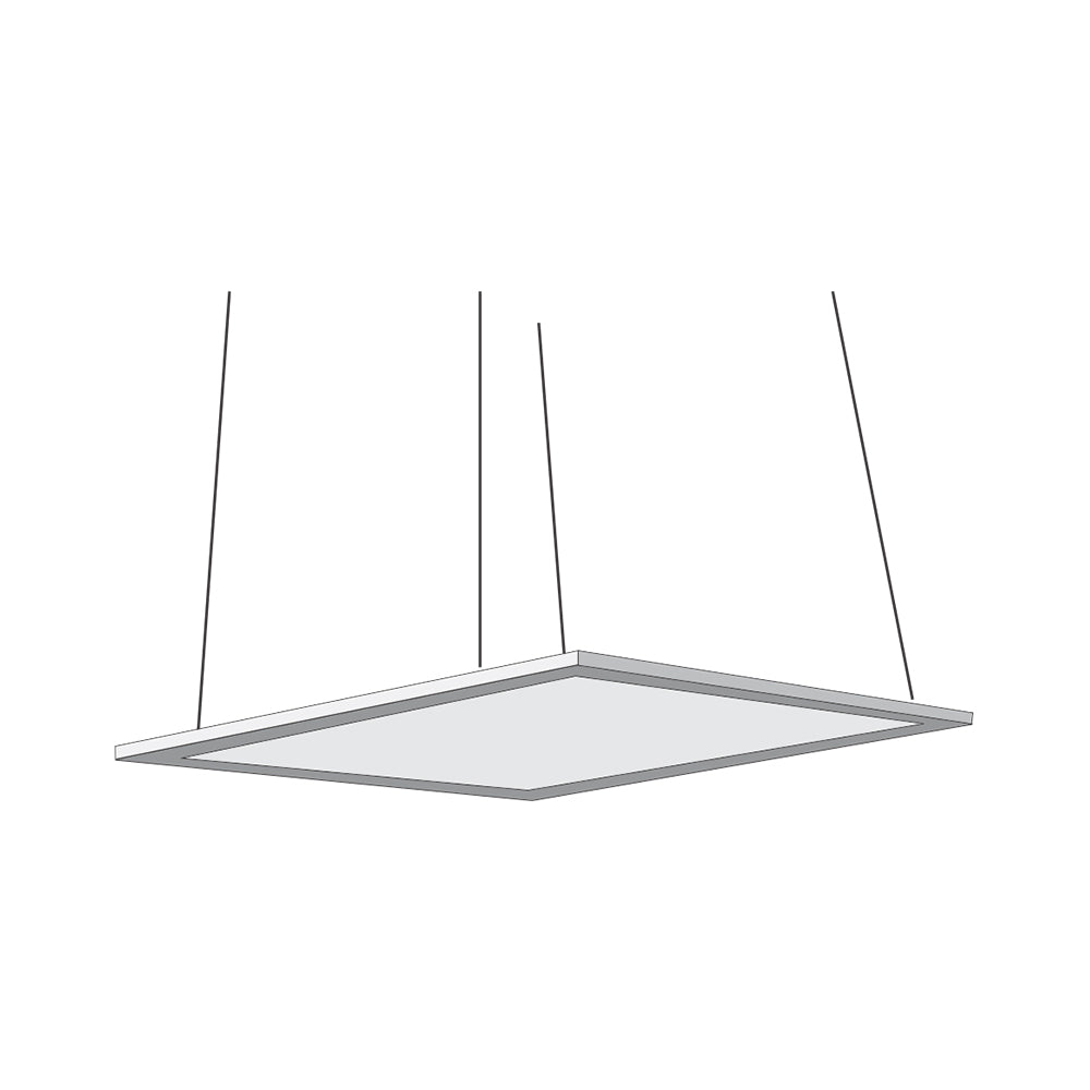 Set tiranti suspendare panou LED SilverCloud P0606 4 fire otel