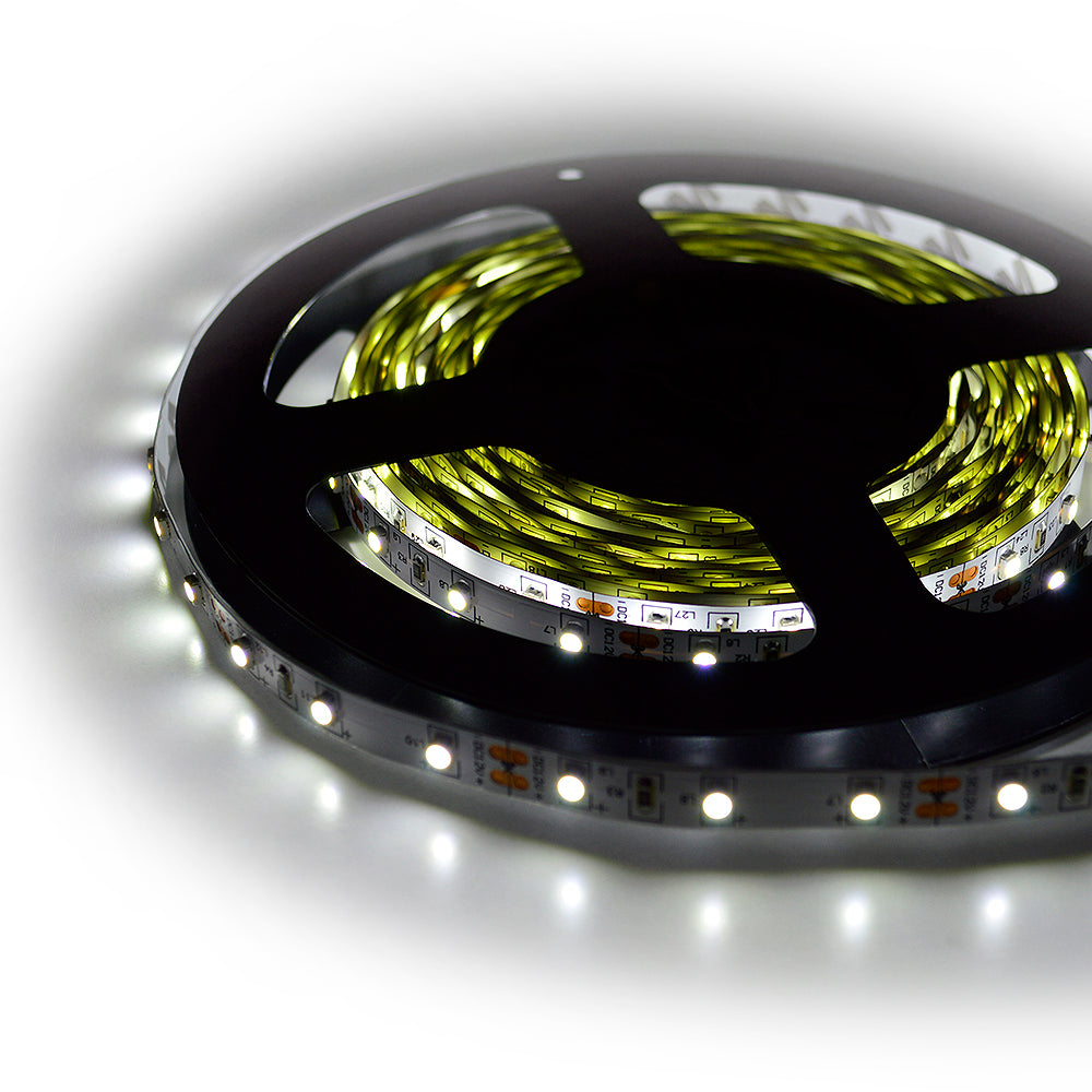 Banda LED PNI D-Light 60LED flexibila de interior 5m alb rece 60 leduri/m include alimentator 12V