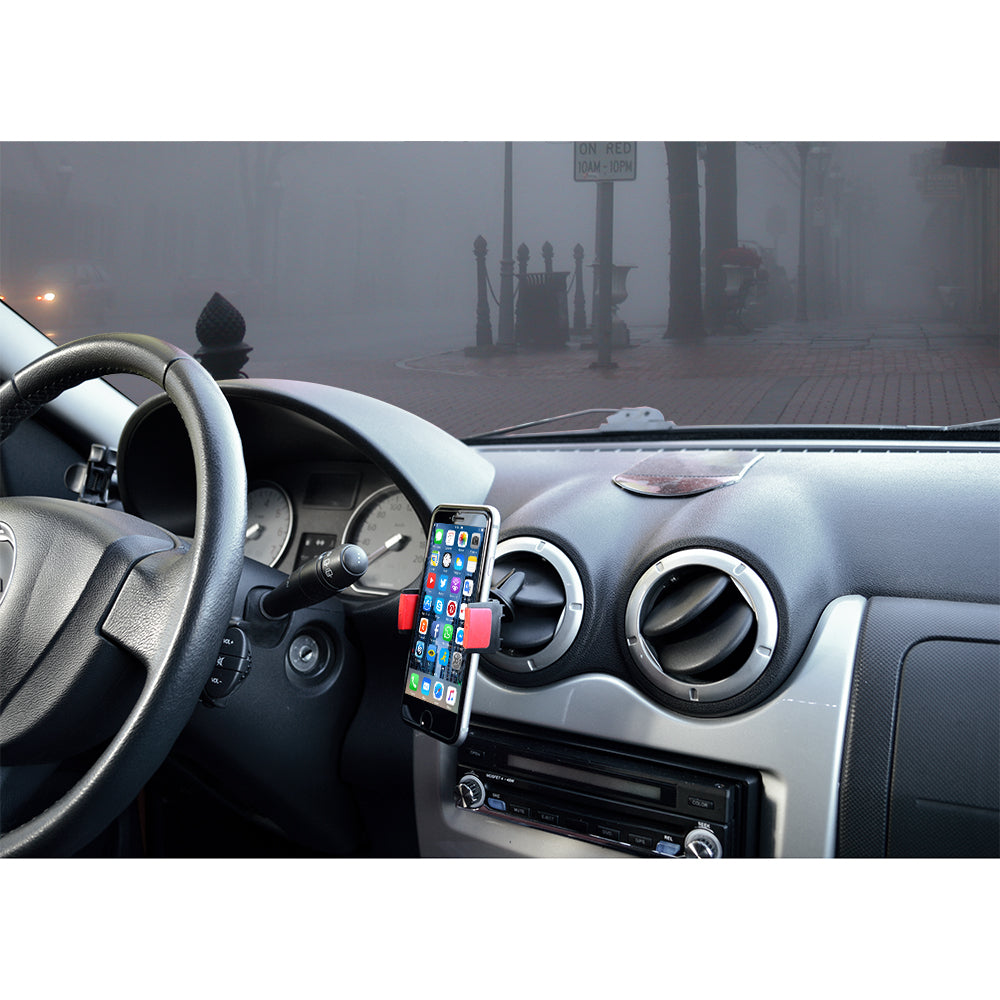 Suport pentru telefon mobil Silvercloud Easy Drive 13 pentru grila ventilatie