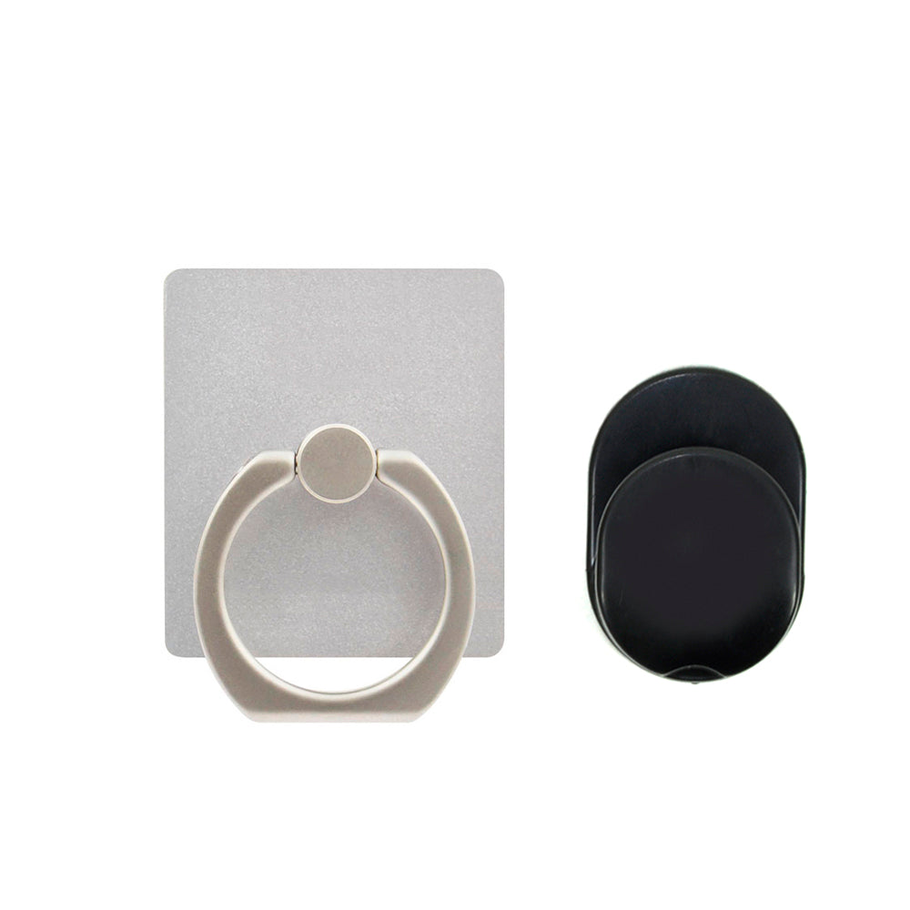 Suport universal PNI O-Ring, Desk Stand si Smart Grip, Silver, suport auto inclus