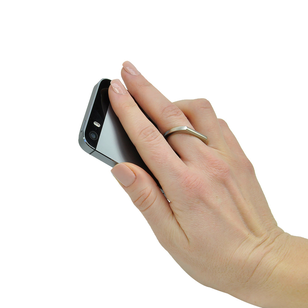 Suport universal PNI O-Ring, Desk Stand si Smart Grip, Light Black, suport auto inclus