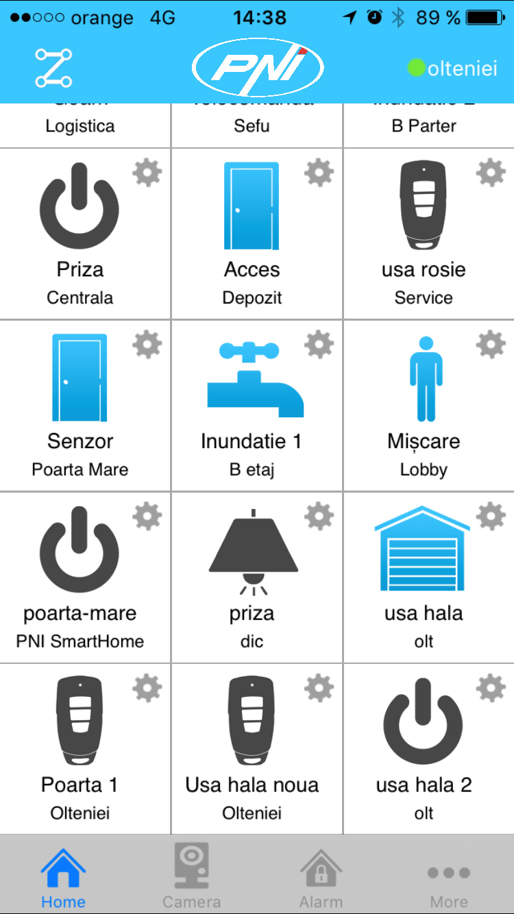 Kit casa inteligenta PNI SmartHome SM400 cu functie de sistem de alarma si monitorizare acces  prin internet