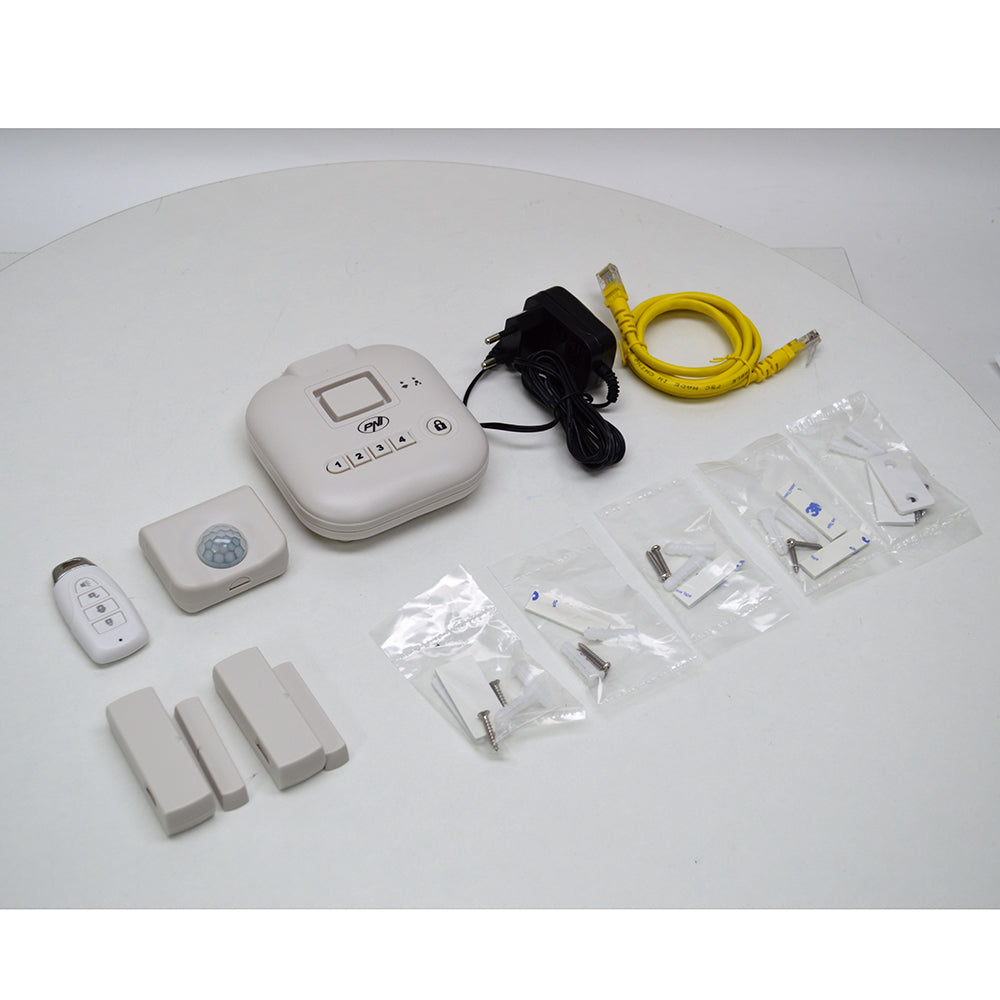 Kit casa inteligenta PNI SmartHome SM400 cu functie de sistem de alarma si monitorizare acces  prin internet
