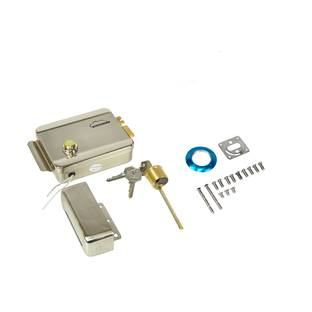 Kit Interfon video SilverCloud House 715 cu ecran LCD de 7 inch si Yala electromagnetica SilverCloud YL500