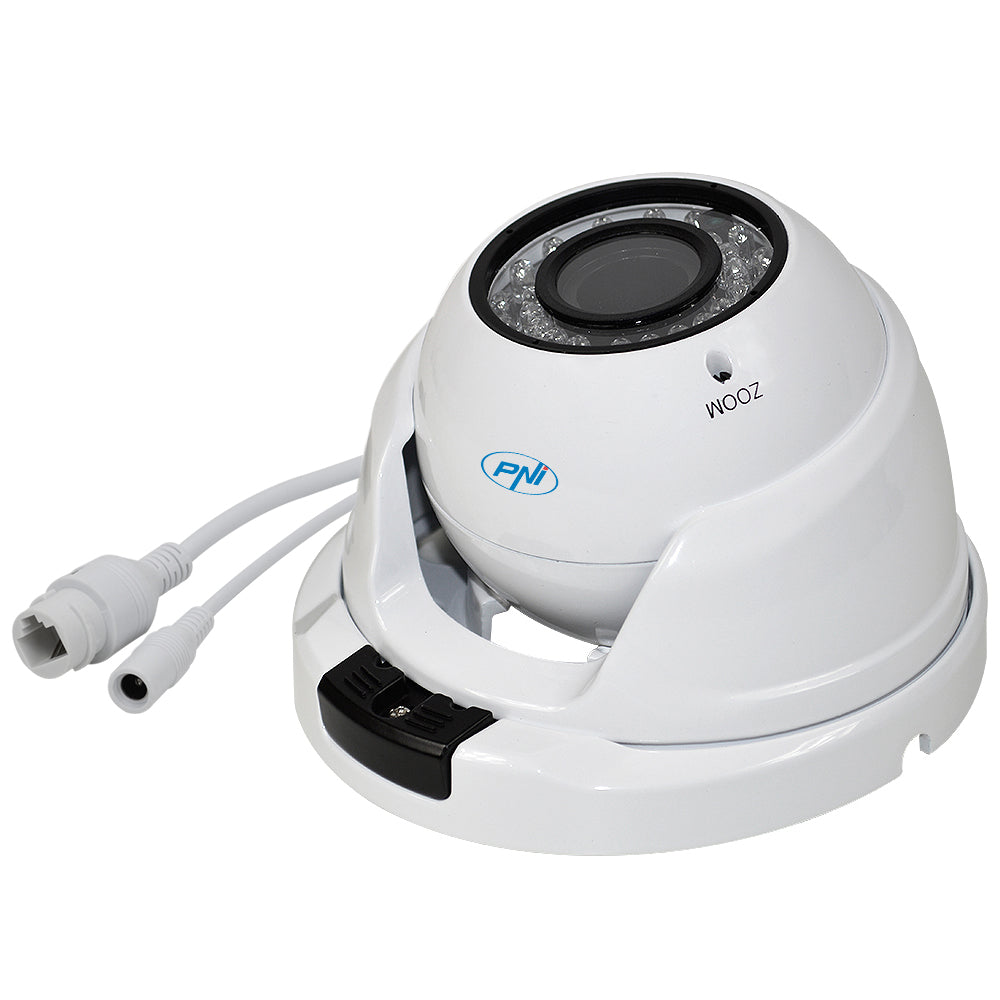 Kit supraveghere video PNI House - NVR 16CH 1080P si 2 camere PNI IP2DOME 1080P varifocale