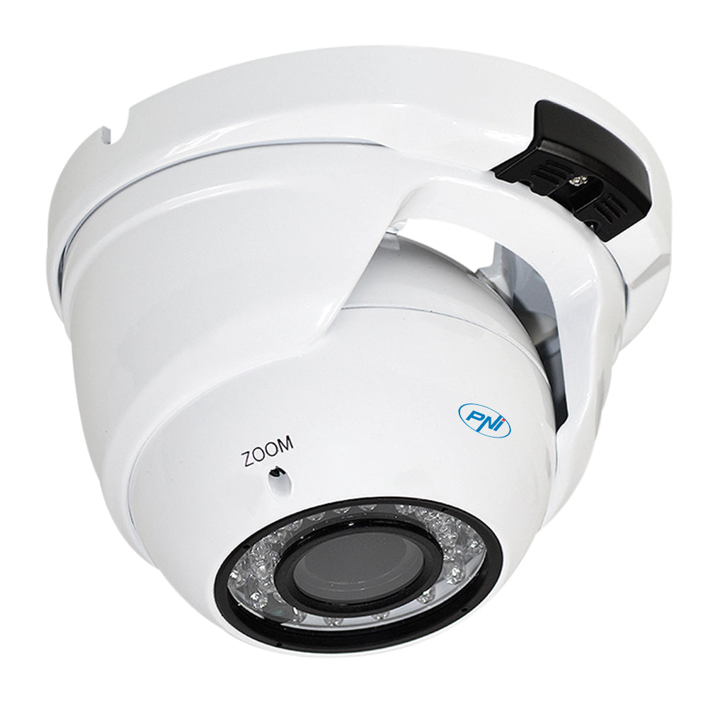 Kit supraveghere video PNI House - NVR 16CH 1080P si 4 camere PNI IP2DOME 1080P varifocale