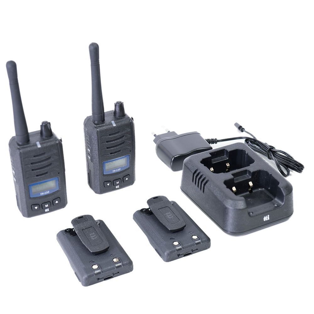 Statie radio PMR portabila TTi TX110 set cu 2bc