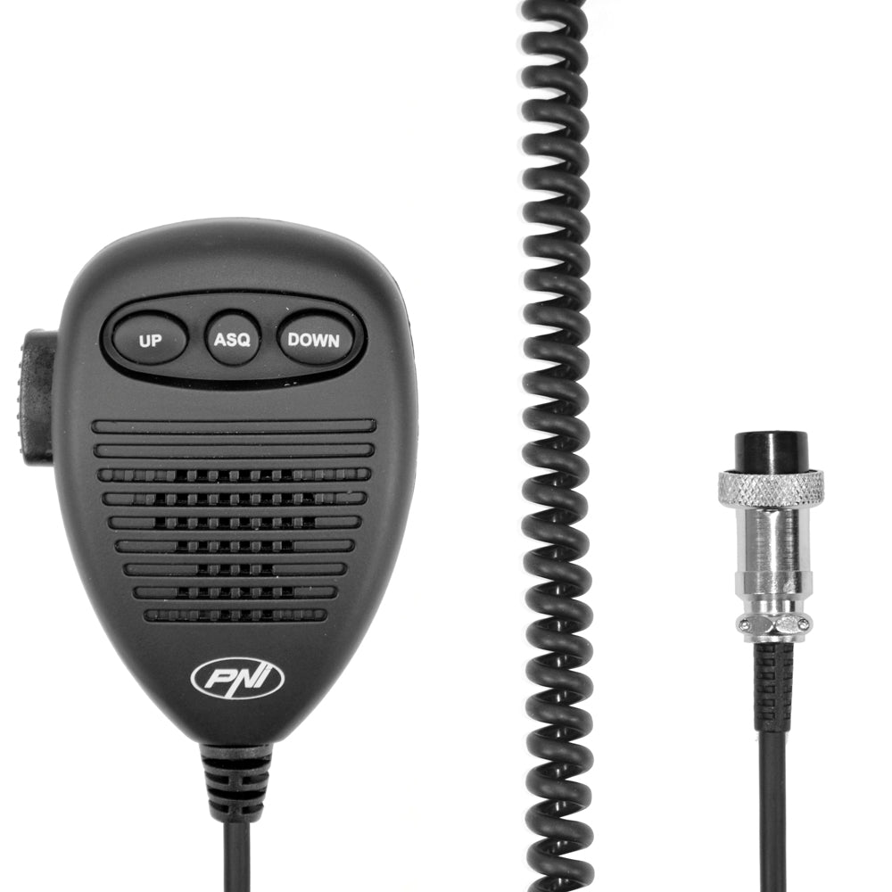 Microfon PNI 80XX cu Suport Silvercloud Easy Drive 12 aplicare in grila pentru statie radio PNI Escort HP