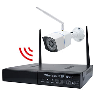 Pachet Kit supraveghere video PNI House WiFi550 NVR si 4 camere wireless, 1.0MP cu HDD 1tb inclus