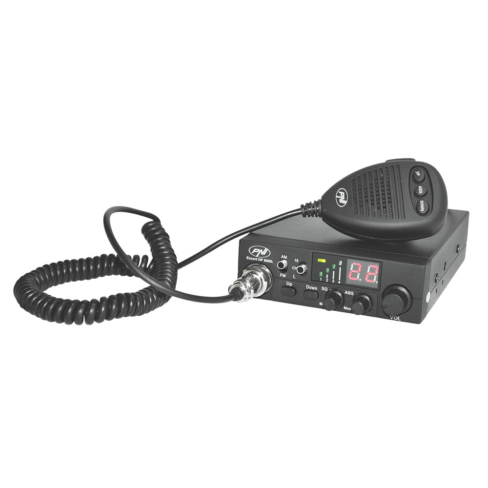 Kit Statie radio CB PNI ESCORT HP 8000L ASQ + Antena CB PNI ML70