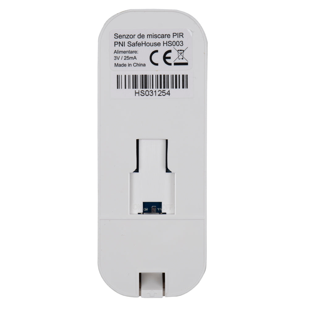 Senzor de miscare PIR PNI SafeHouse HS003 fara fir pentru sisteme de alarma wireless