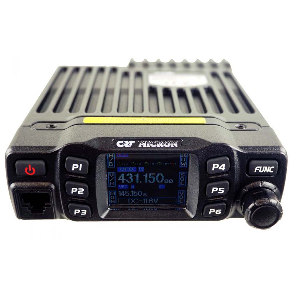 Statie radio VHF/UHF CRT MICRON UV dual band 144-146Mhz - 430-440Mhz, 13.8 Vdc, DTMF, Dual Watch, T.O.T, Scan, Talk Around