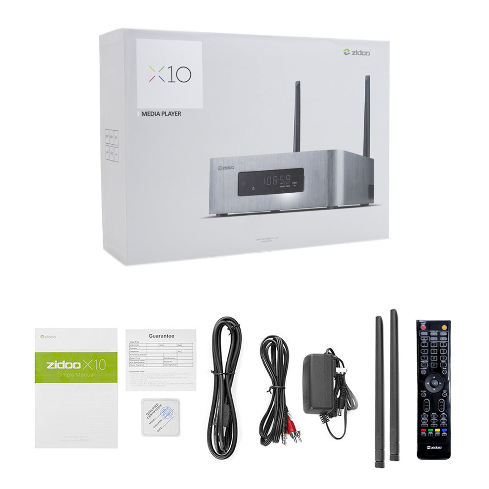 Mini PC cu Android PNI Zidoo X10 4K/3D 2GB RAM 16GB Bluetooth 4.0, functie inregistrare, HDMI-In, OpenWrt