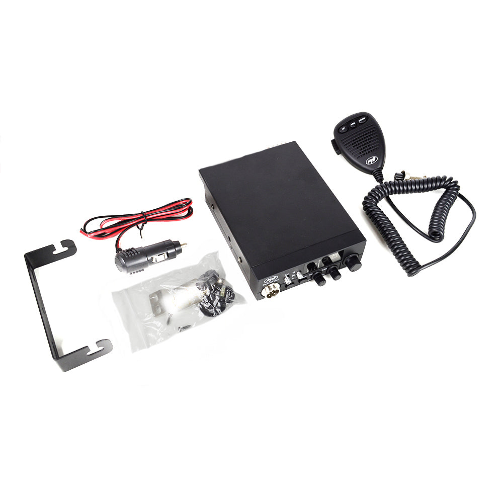 Kit Statie radio CB PNI Escort HP 8000L ASQ + Antena CB PNI ML145 cu magnet 145/PL
