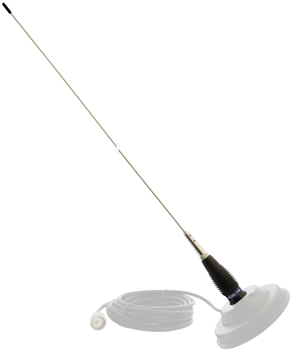 Kit Statie radio CB PNI ESCORT HP 8001L ASQ + Antena CB PNI ML145 cu magnet 145/PL