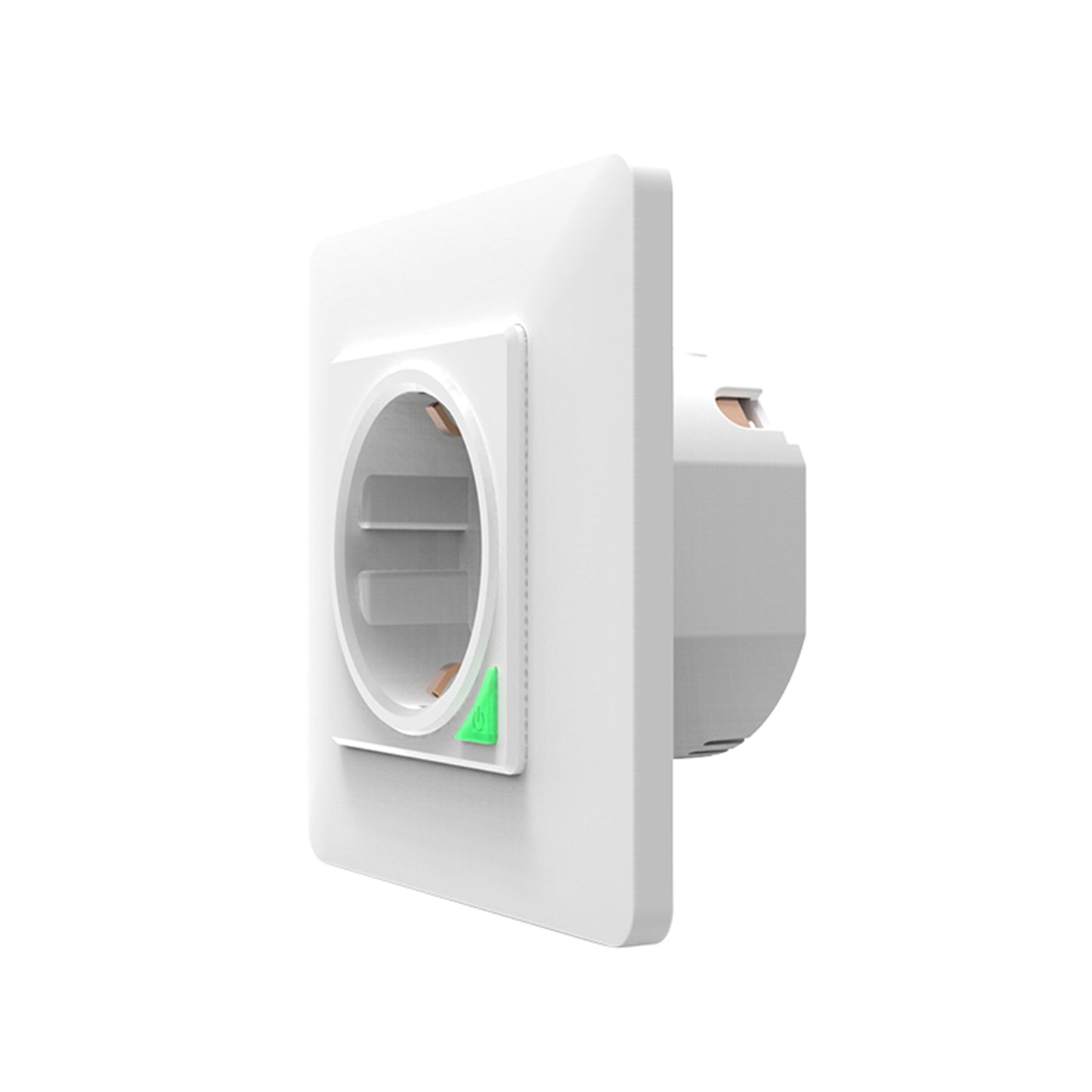 Priza inteligenta PNI SmartHome WP850 WiFi, montaj ingropat, control prin internet, aplicatie dedicata Tuya Smart, compatibila Amazon Alexa si Google Home