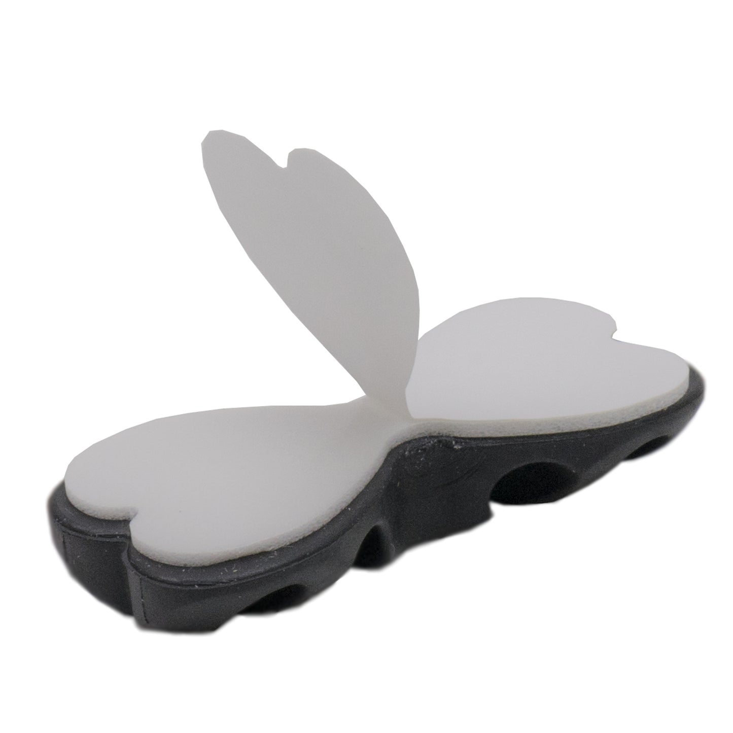 Organizator multifunctional cabluri PNI Tidy Clip 02, silicon flexibil, autoadeziv, pentru 8 cabluri 4x2 cu diametru de 6 mm, negru, set 2 bucati