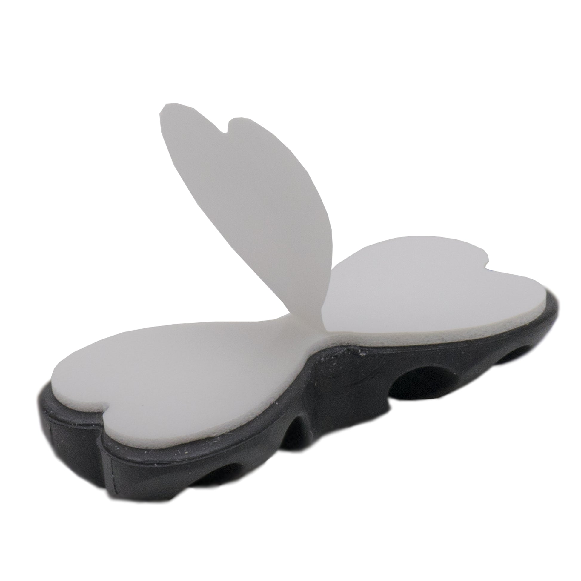 Organizator multifunctional cabluri PNI Tidy Clip 02, silicon flexibil, autoadeziv, pentru 8 cabluri 4x2 cu diametru de 6 mm, negru, set 2 bucati