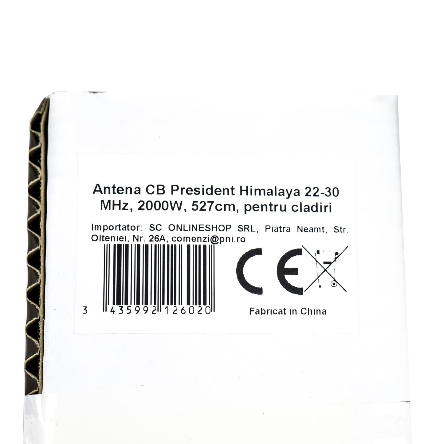 Antena CB President Himalaya 22-30 MHz, 2000W, 527cm, pentru cladiri