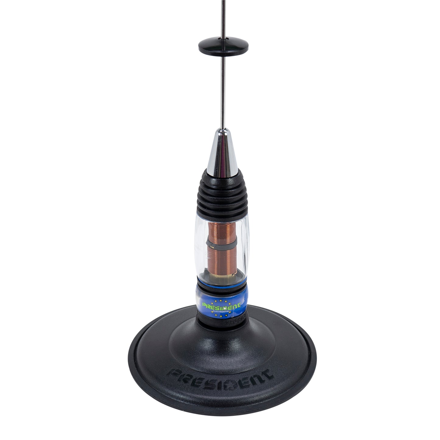 Antena CB President Missouri Up, 72 cm, 26-28 MHz, magnet 125 mm inclus