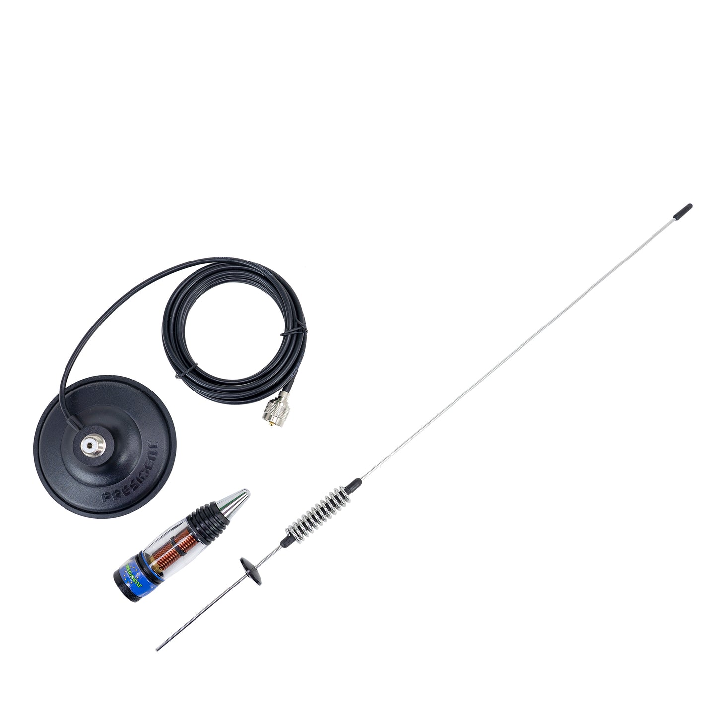 Antena CB President Missouri Up, 72 cm, 26-28 MHz, magnet 125 mm inclus
