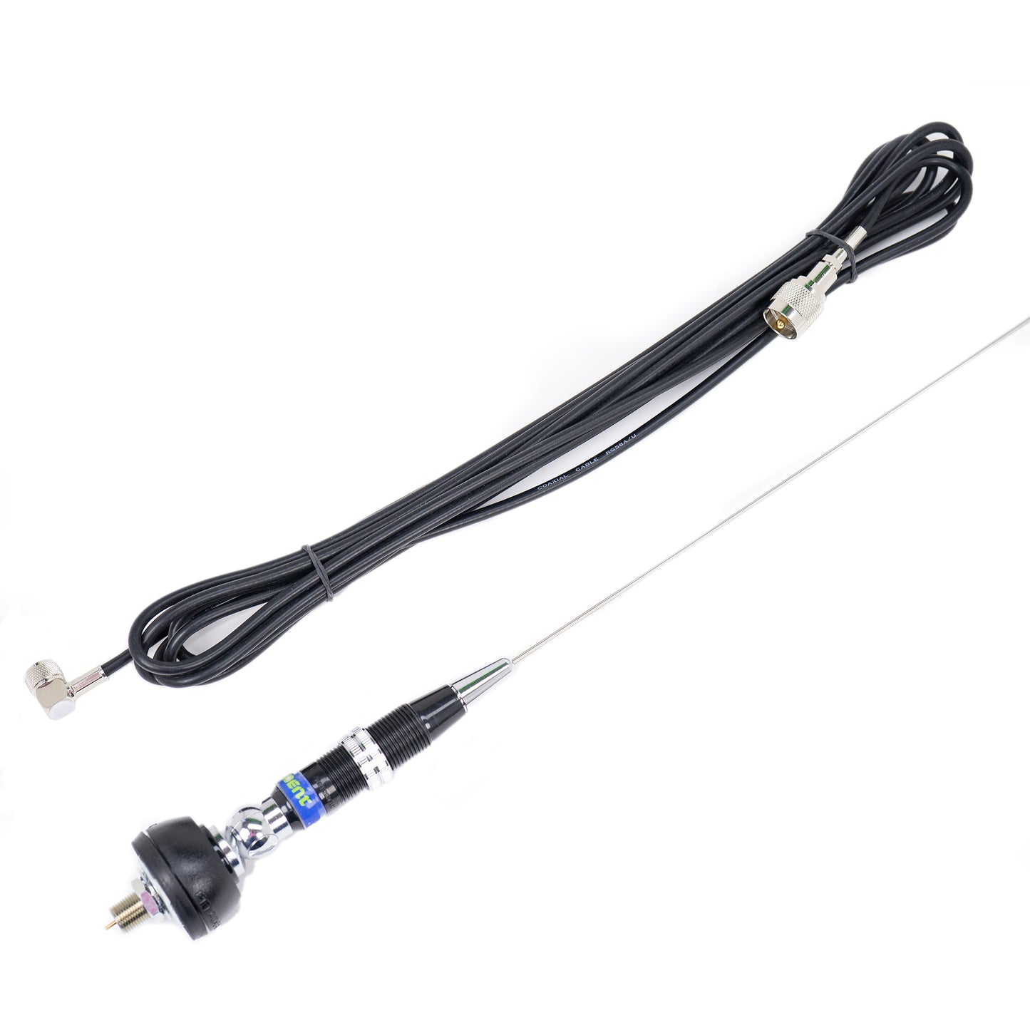 Antena CB President Iowa, 102cm, 26-28 MHz cu montura fixa si cablu 4,4m inclus, Cod AMMI120