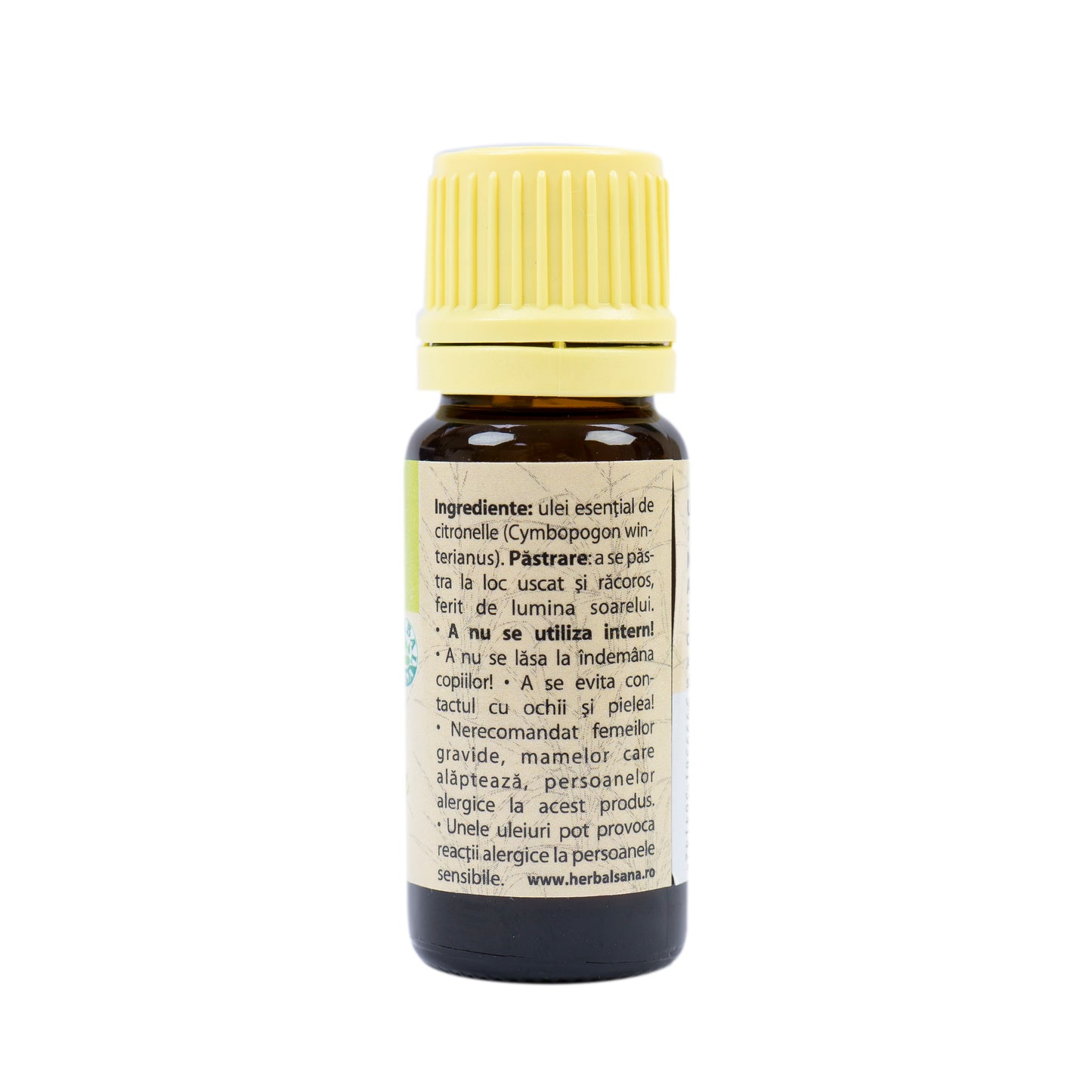 Ulei esential de Citronella (Cymbopogon nardus) 100% pur fara adaos 10 ml
