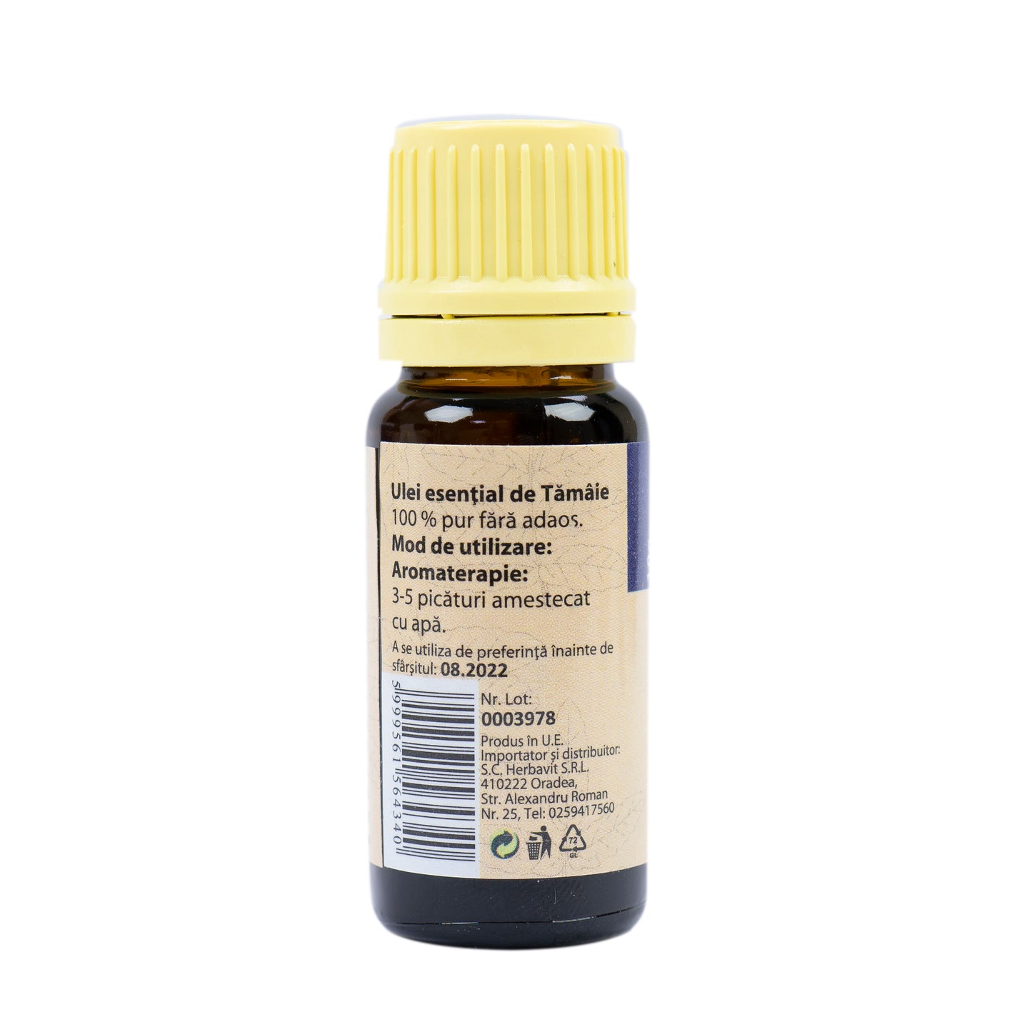 Ulei esential de Tamaie (Boswellia Carterii) 100% pur fara adaos, 10 ml