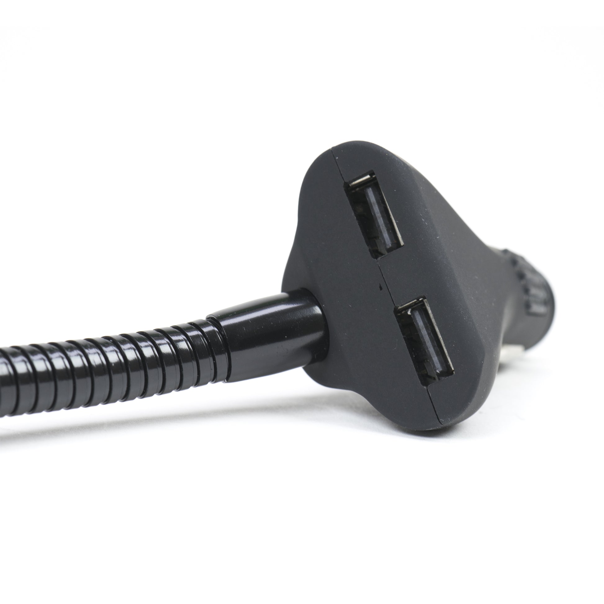 Incarcator auto Midland ST-DUAL USB cu suport pentru microfon, alimentare 12V