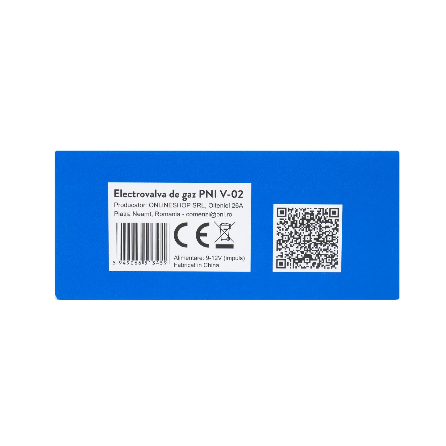 Electrovalva de gaz PNI V-02, 3/4"