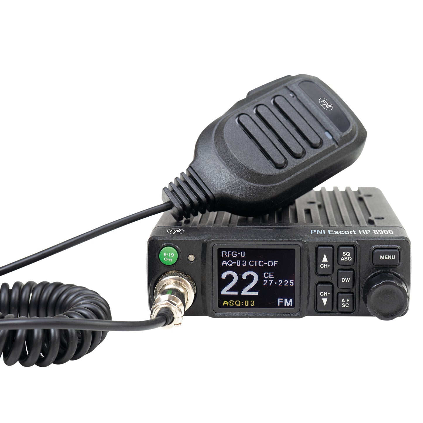 Statie radio CB PNI Escort HP 8900 ASQ, 12V / 24V, RF Gain, Roger Beep, CTCSS-DCS, Dual Watch AM/FM comutati doar in banda EU