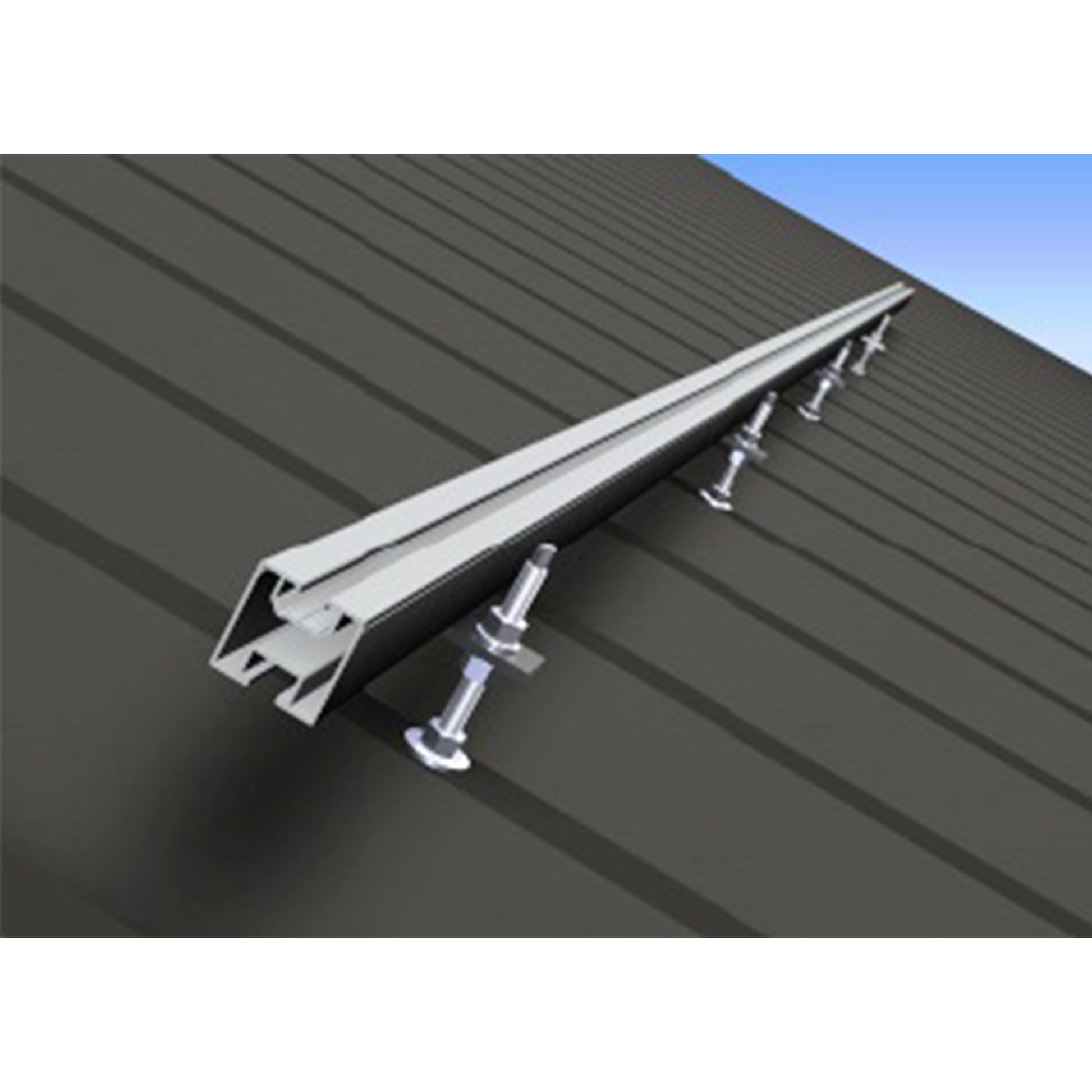 Kit de montaj pe acoperis tabla PNI pentru 4 panouri fotovoltaice