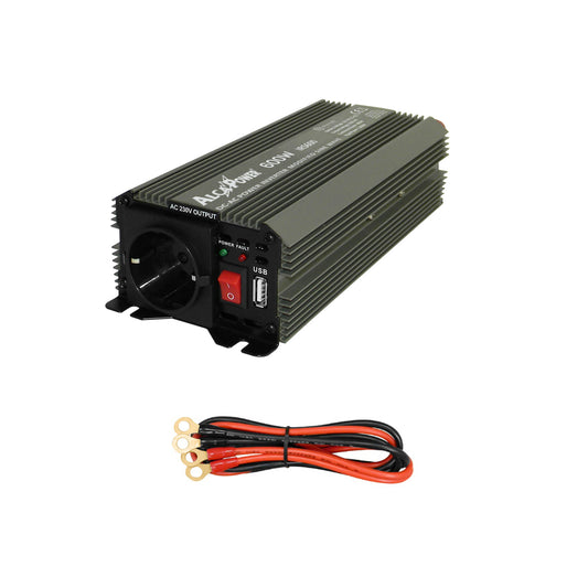 Invertor de tensiune AlcaPower by President 600W 24V-230V, sinusoida modificata, port USB