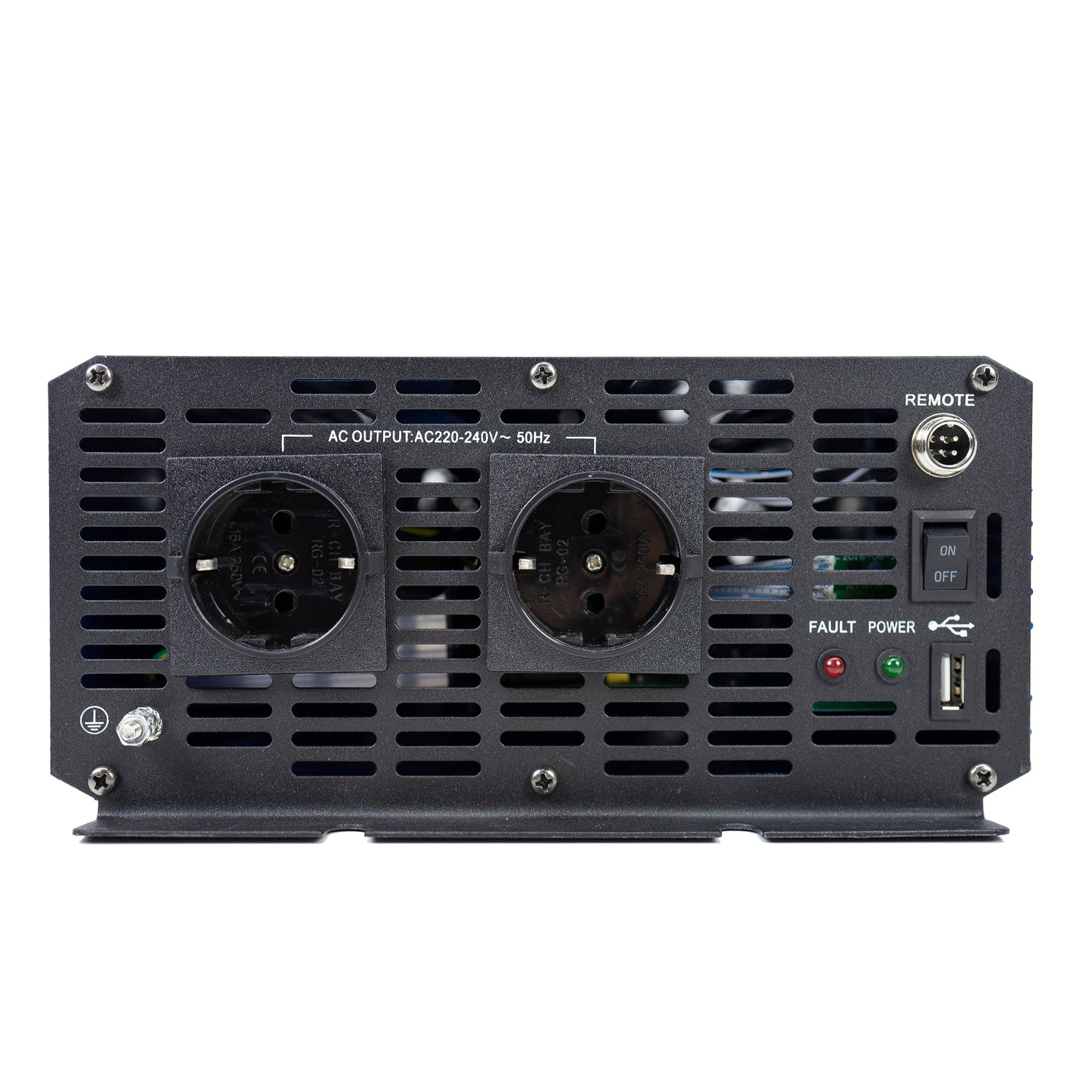 Invertor de tensiune AlcaPower by President 1500W 12V-230V Sinus Pur, port USB, intrare telecomanda