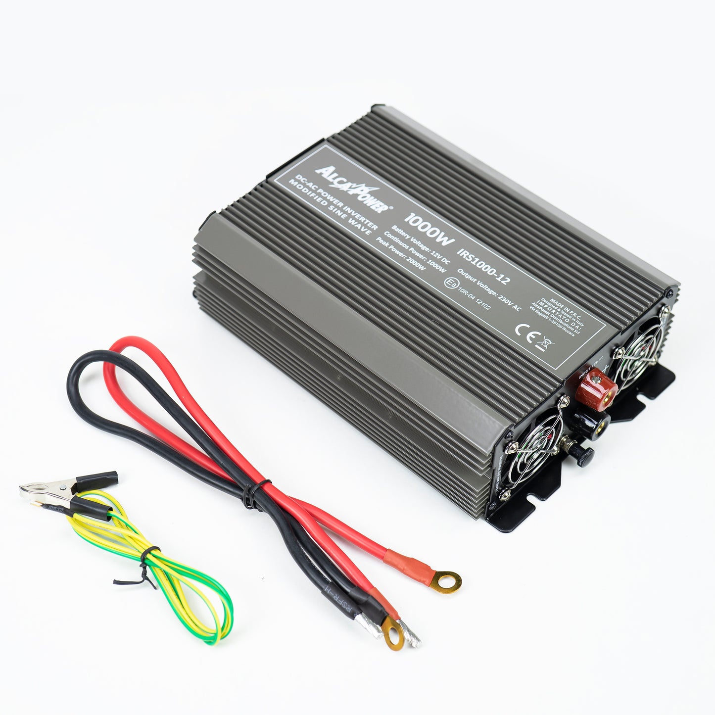 Invertor de tensiune AlcaPower by President 1000W 12V-230V, sinusoida modificata, port USB, intrare telecomanda