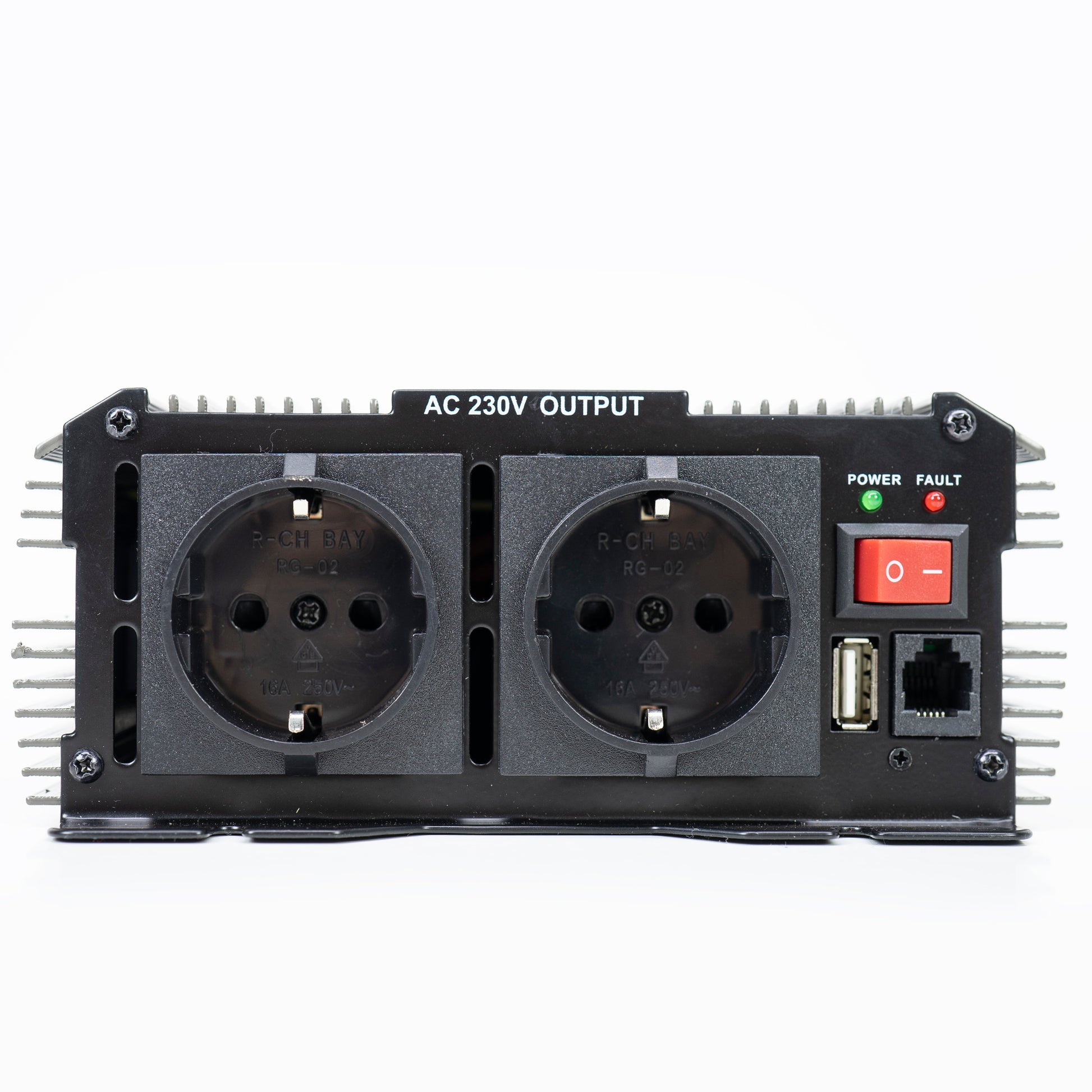 Invertor de tensiune AlcaPower by President 1500W 24V-230V, sinusoida modificata, port USB, intrare telecomanda