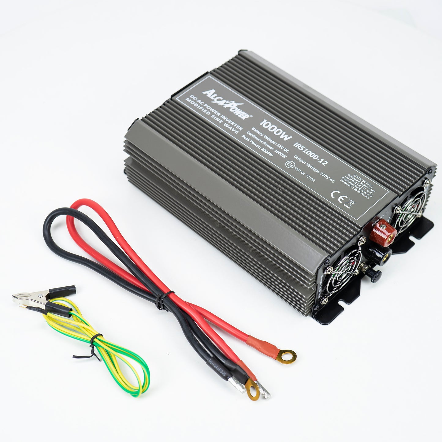 Invertor de tensiune AlcaPower by President 1500W 24V-230V, sinusoida modificata, port USB, intrare telecomanda