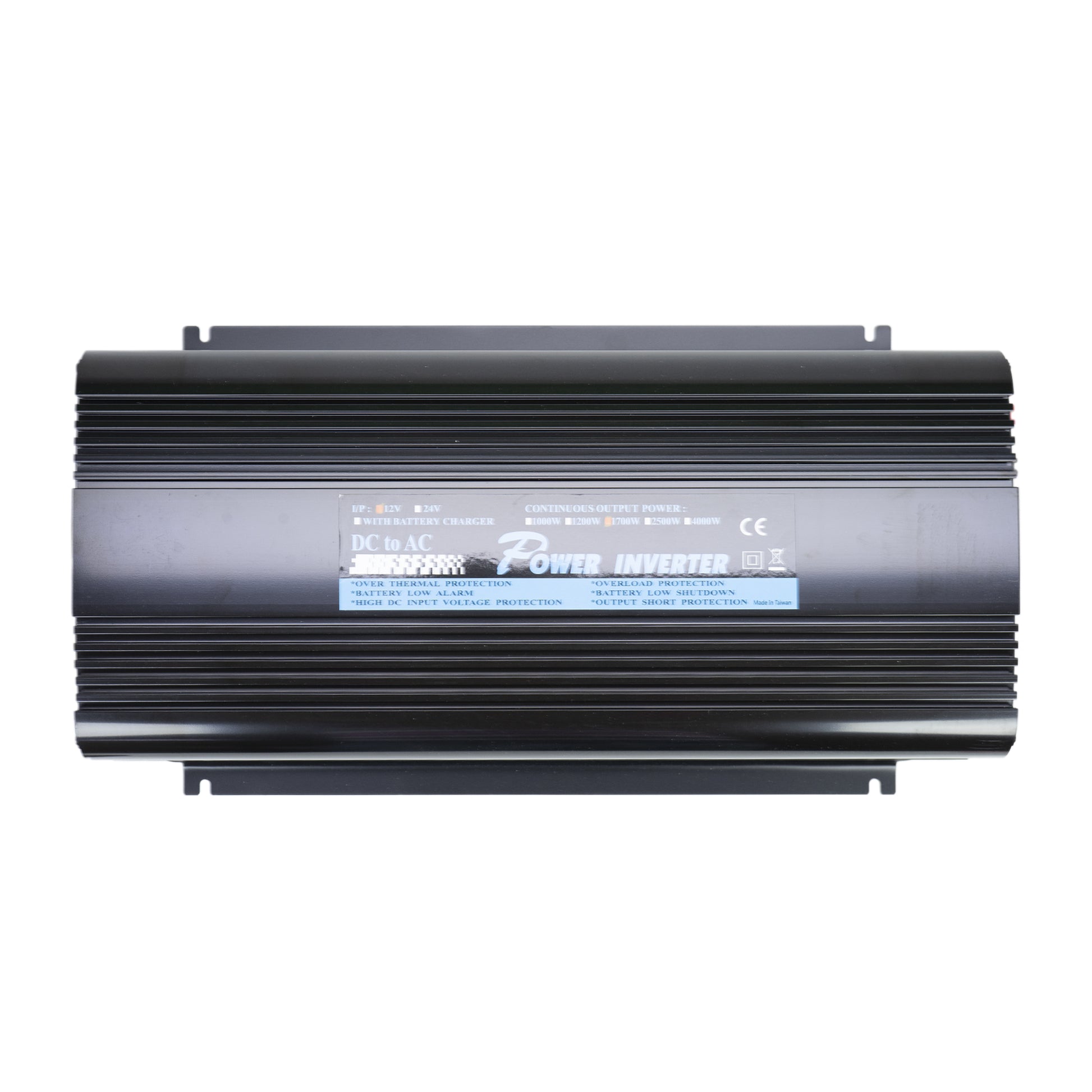 Invertor de tensiune President 1700W alimentare 12V, iesire 230V, unda sinus modificata, telecomanda inclusa
