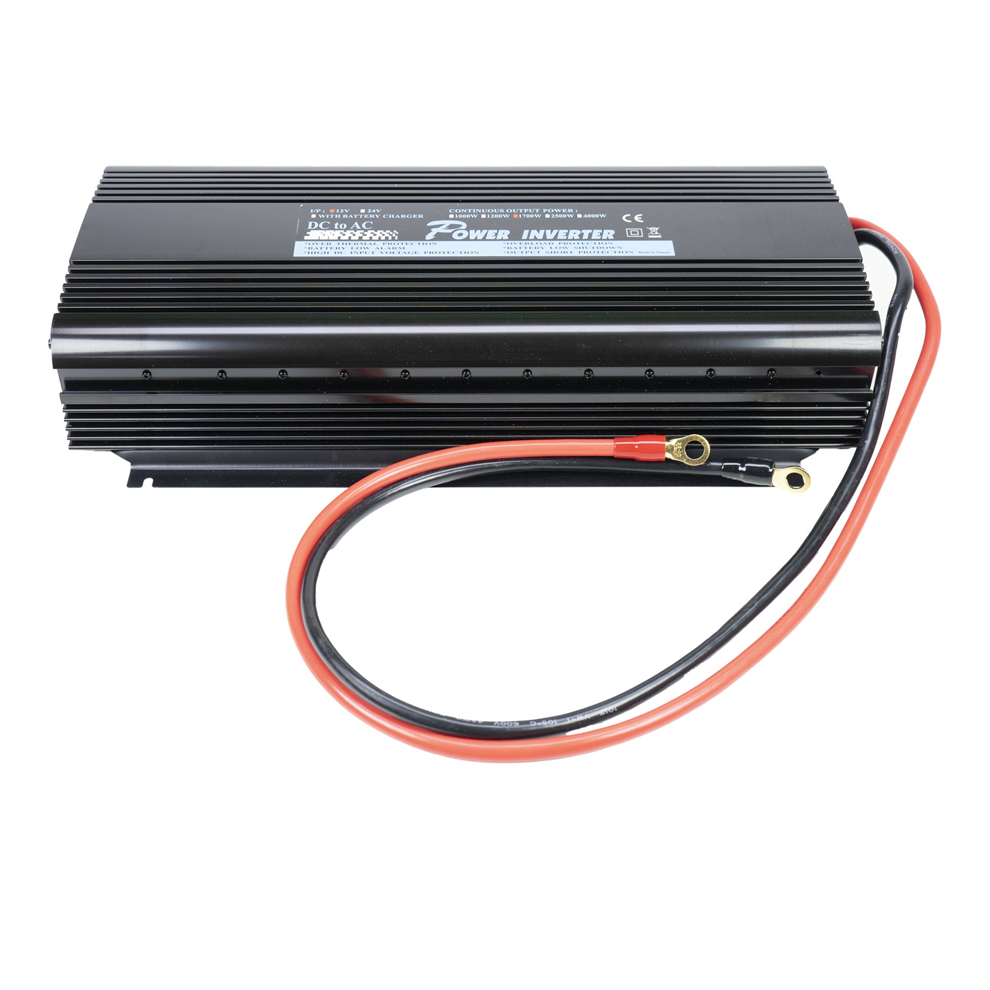Invertor de tensiune President 1700W alimentare 12V, iesire 230V, unda sinus modificata, telecomanda inclusa