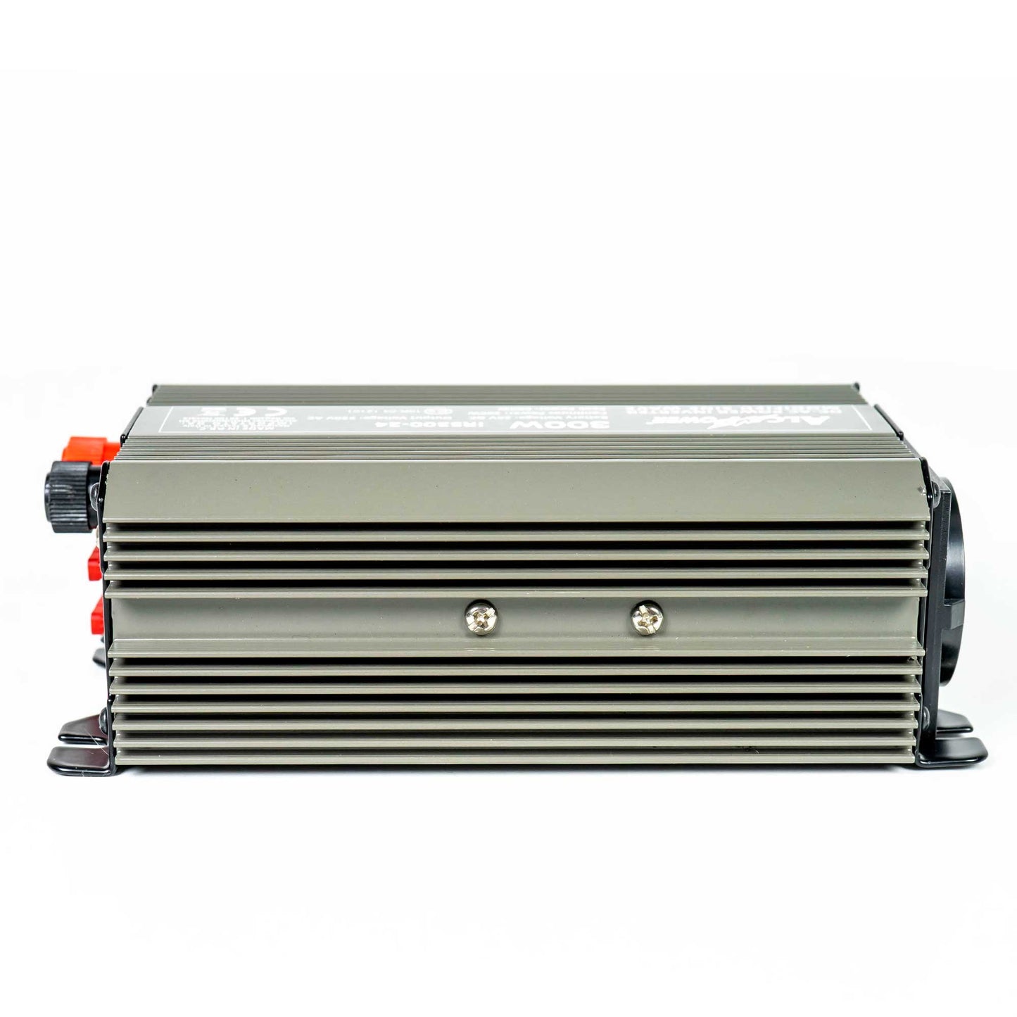 Invertor de tensiune AlcaPower by President 300W alimentare 24V, iesire 230V, unda sinus modificata, mufa USB 5V 500mAh, cu clesti alimentare si mufa de bricheta inclusa