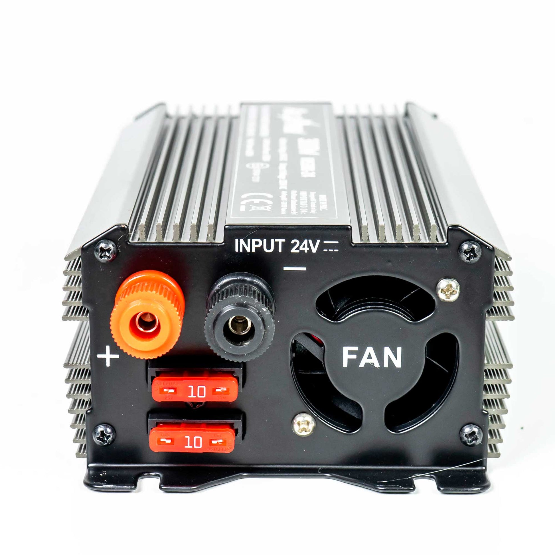 Invertor de tensiune AlcaPower by President 300W alimentare 24V, iesire 230V, unda sinus modificata, mufa USB 5V 500mAh, cu clesti alimentare si mufa de bricheta inclusa