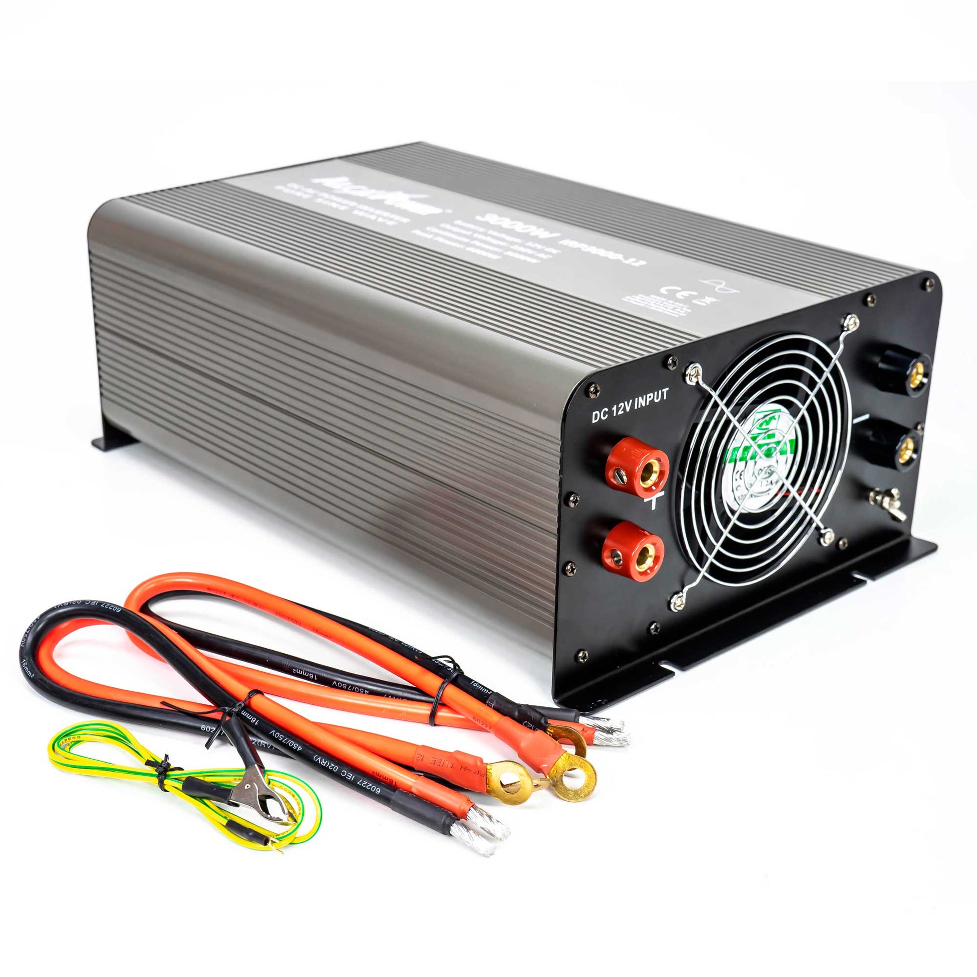 Invertor de tensiune AlcaPower by President 3000W 12V-230V Sinus Pur, port USB, intrare telecomanda