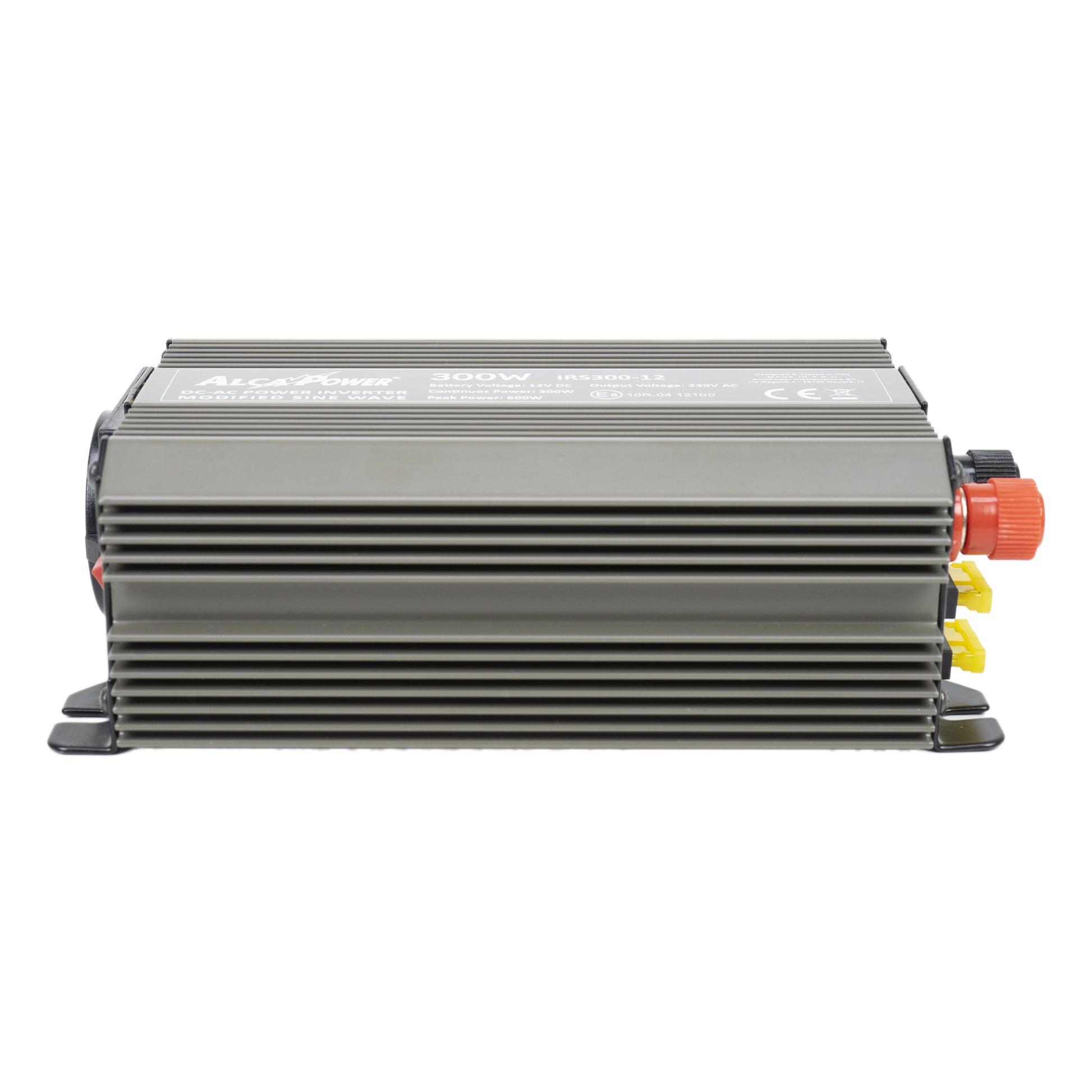 Invertor de tensiune AlcaPower by President 300W alimentare 12V, iesire 230V, unda sinus modificata, mufa USB 5V 500mAh, cu clesti alimentare si mufa de bricheta inclus