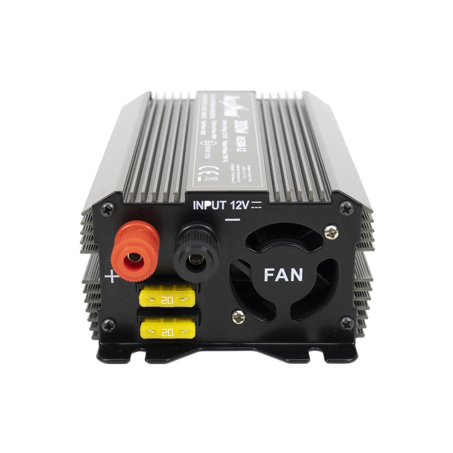 Invertor de tensiune AlcaPower by President 300W alimentare 12V, iesire 230V, unda sinus modificata, mufa USB 5V 500mAh, cu clesti alimentare si mufa de bricheta inclus