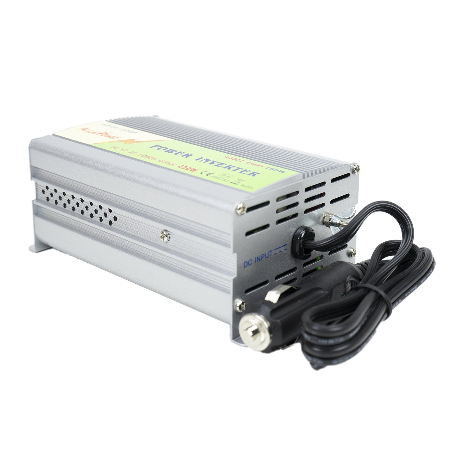 Invertor de tensiune AlcaPower by President 150W alimentare 24V, iesire 230V, Soft Start, unda sinus modificata, mufa de bricheta