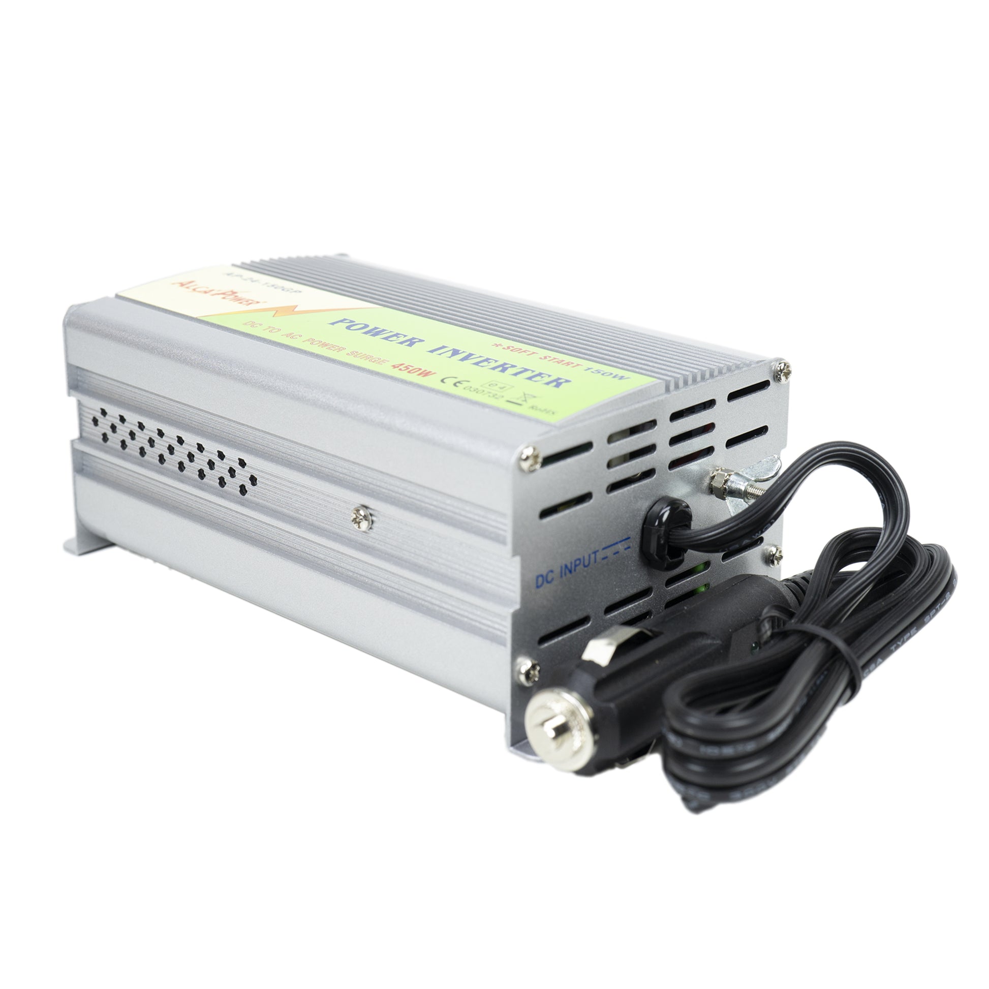 Invertor de tensiune AlcaPower by President 150W alimentare 24V, iesire 230V, Soft Start, unda sinus modificata, mufa de bricheta