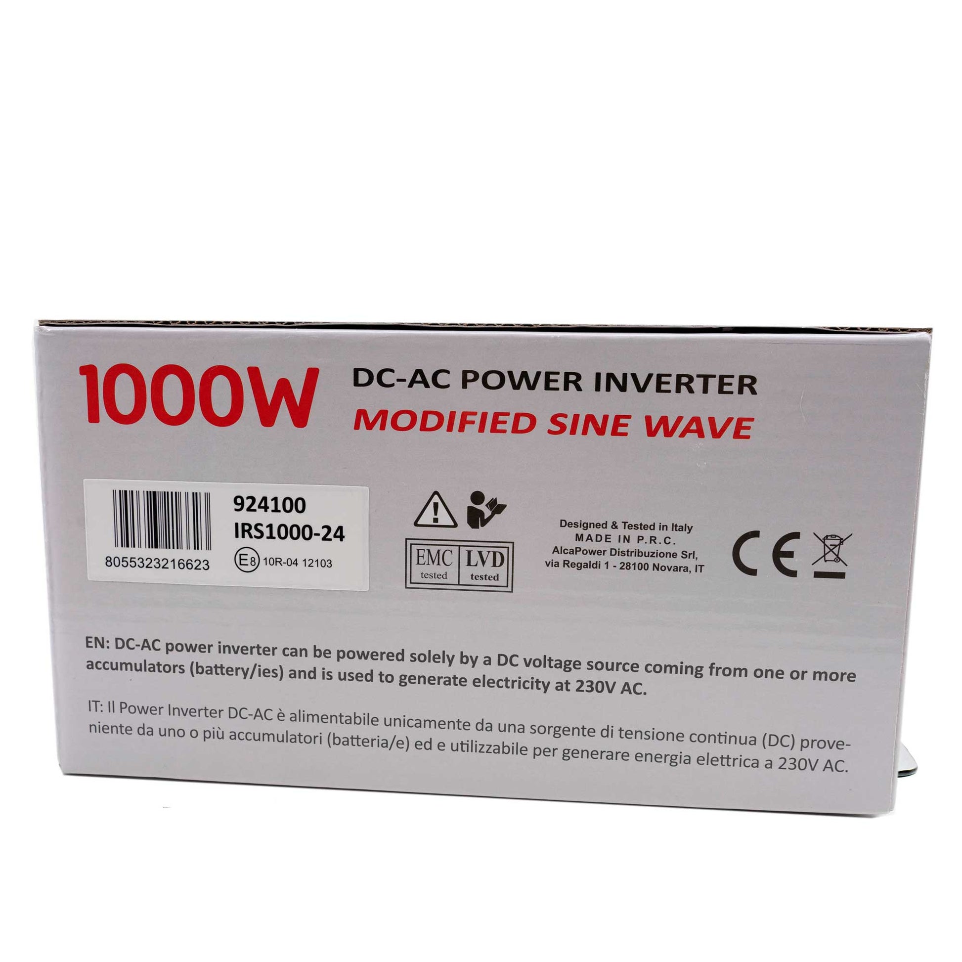 Invertor de tensiune AlcaPower by President 1000W 24V-230V, sinusoida modificata, port USB