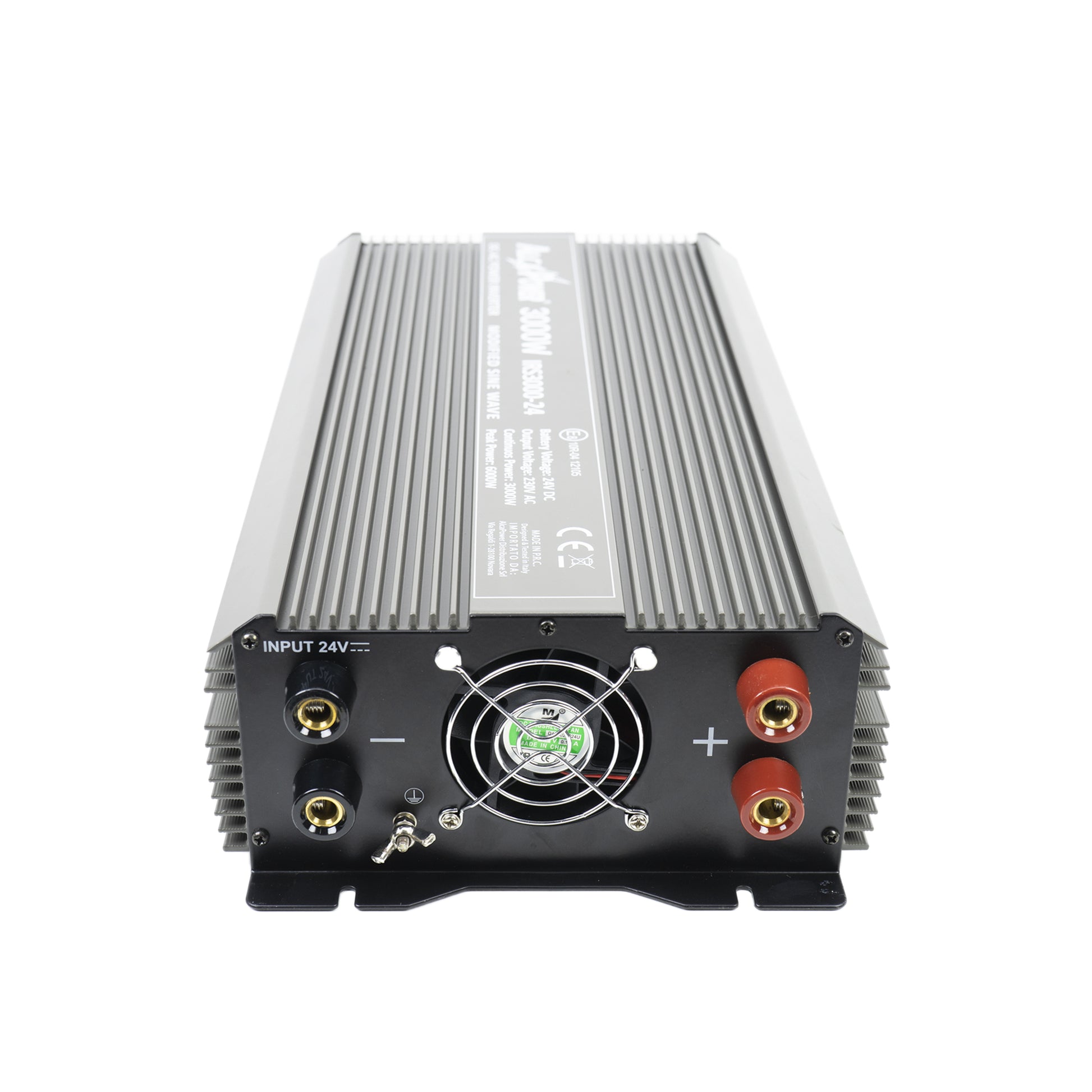 Invertor de tensiune AlcaPower by President 3000W alimentare 24V, iesire 230V, unda sinus modificat, port SB, intrare telecomanda