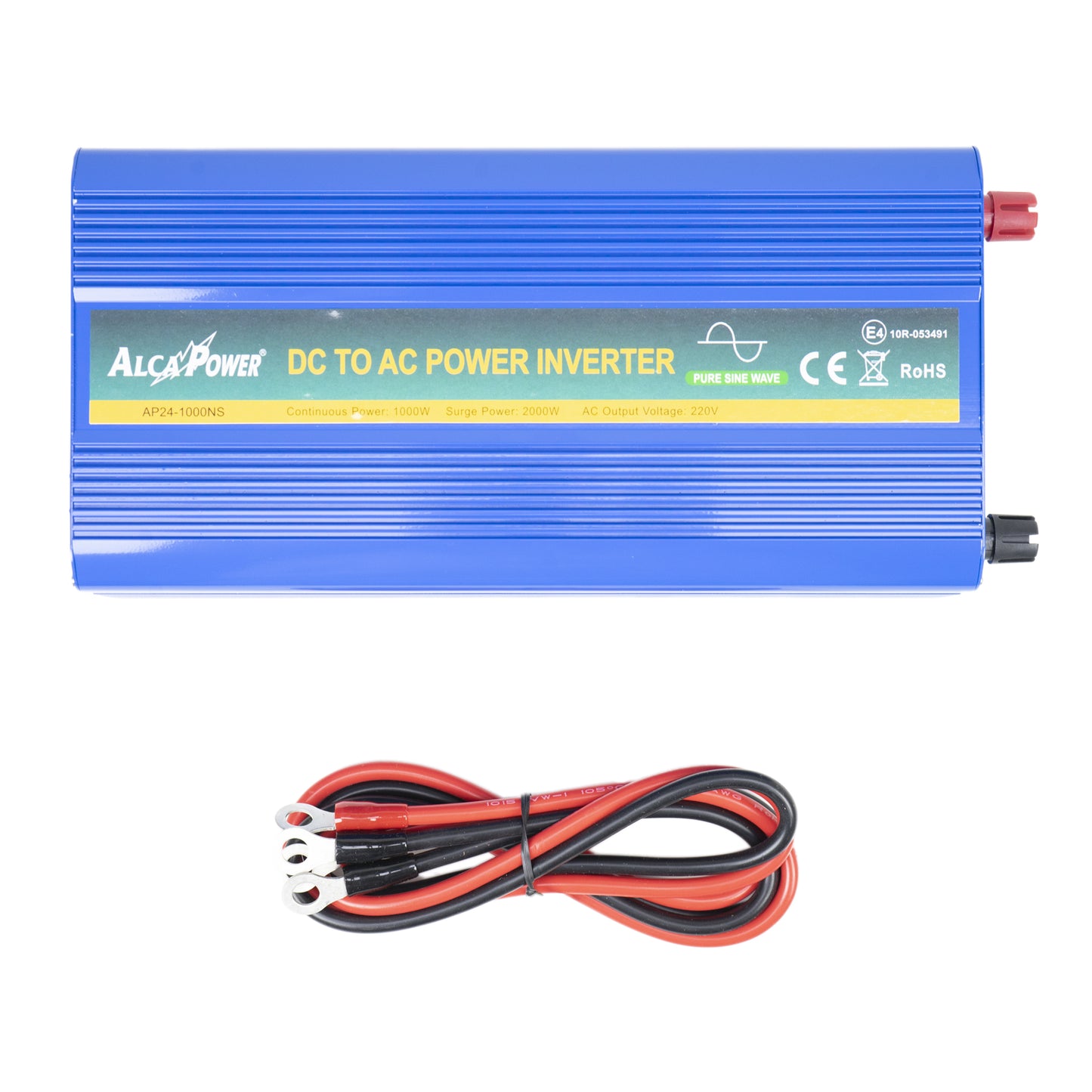 Invertor de tensiune AlcaPower by President 1000W alimentare 24V, iesire 230V, unda sinus pur, Soft Start